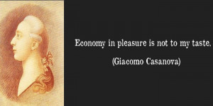 Casanova (1725-1798). Italian adventurer and author from the Republic ...