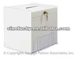 acrylic Ballot Box, Employee Suggestion Box (key lock)