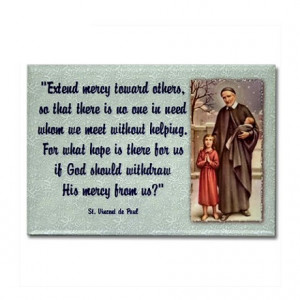 St. Vincent de Paul Rectangle Magnet