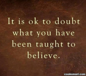 Doubt Quotes and Sayings