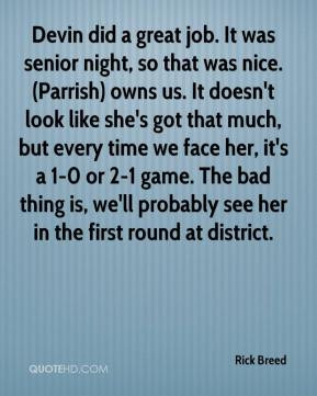 More Rick Breed Quotes