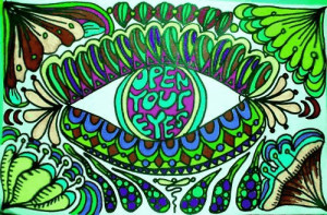 eyes #eyeball #all seeing eye #hippie art #art gif