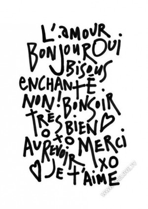 Love French words pinned with Bazaart