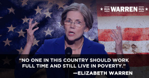 Senator Elizabeth Warren inspires progressives around the country with ...