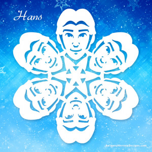 Disney Frozen Snowflake Template