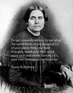 Susan B. Anthony Quotes For Her Birthday