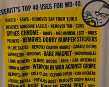 Vintage Hilarious WD-40 Tshirt and it's Awesome Uses ...