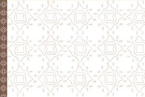 Border & BG pattern: Cat print