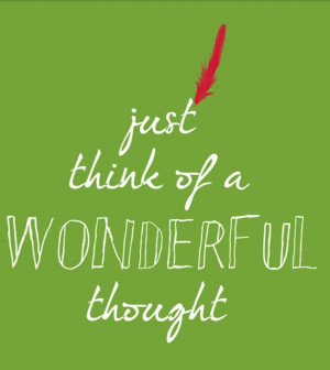 Any happy little thought...