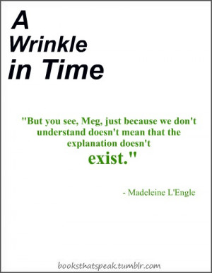 wrinkle in time #author #madeleine l'engle #book #quote #lit