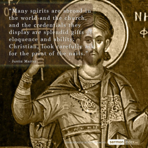 Justin Martyr Quote