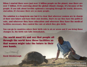 David Attenborough on reproductive freedom.. by rationalhub