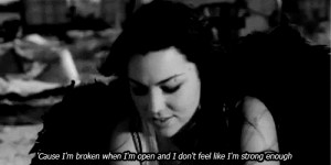 broken #broken inside #seether #Amy lee #evanescence #black and white ...