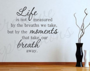... ... Sentimental Inspirational Wall Quote Vinyl Wall Decal Home Decor