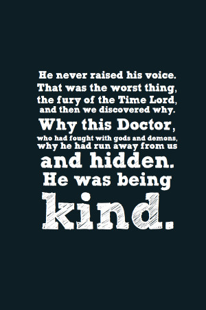 He Was Just Being Kind by inkandstardust