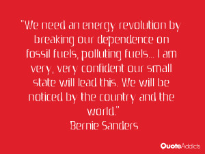 We need an energy revolution by breaking our dependence on fossil ...