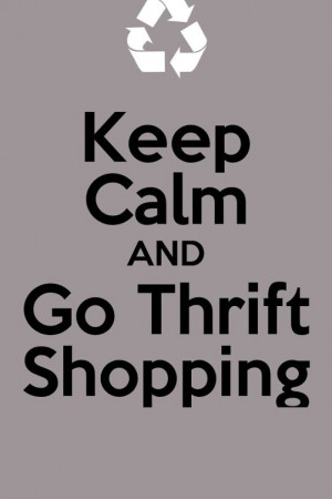 thrift shopping
