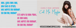 Call Me Maybe Carly Rae Jepsen Cover Comments