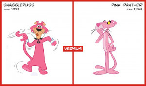 Snagglepuss versus Pink Panther