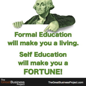 Self Education Will Make You A Fortune! #entrepreneur #quotes http ...