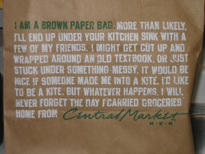 Paper Bag from the Best Grocery Store in the Country
