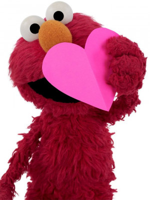 cute, elmo, hearts