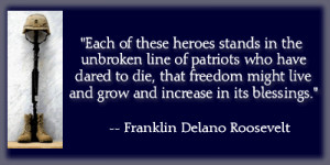 Fallen Marine Quotes Quote by franklin d. roosevelt