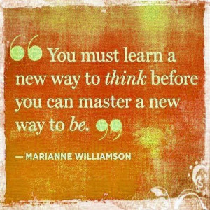 Marianne Williamson New thinking