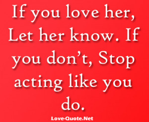 tell her you love her quotes