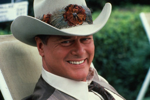 ... television series dallas shows actor larry hagman who plays john ross