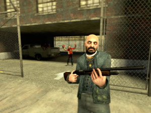 Father Grigori has a new shotgun to kill zombies with.