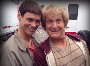 Jim Carrey, Jeff Daniels on set for 'Dumb and Dumber To'