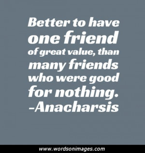 Value of friendship quotes