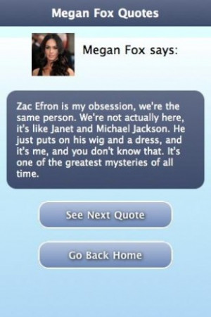 View bigger - Megan Fox Quotes for Android screenshot