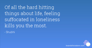 Feeling Suffocated Quotes