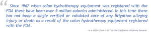 colon hydrotherapy quote