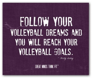 quotes for girls volleyball inspirational