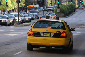 Taxi Cab Chicago Illinois Usa