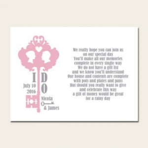 Key to my Heart - Gift Poem Cards