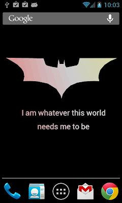 Batman Quotes LWP Screenshot 5