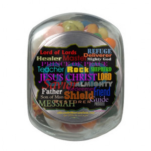 Christian Quotes Inspirational Jelly Belly Candy Jars