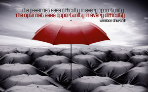 Dose of Inspiration: The Optimist Vs The Pessimist