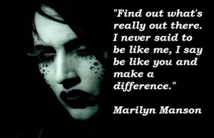 Marilyn manson famous quotes 1
