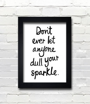 A3 Typography Poster, quote print, apartment decor, inspirational art ...
