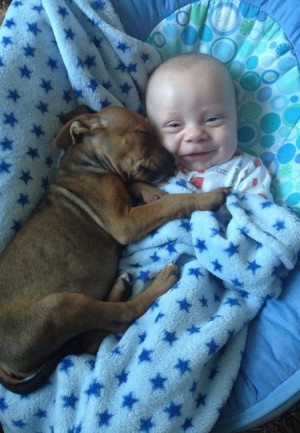 Best friends cuddling.