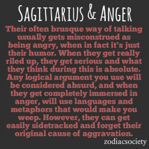 Sagittarius & Anger: Cruel & Unrestricted
