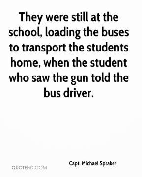 ... students home, when the student who saw the gun told the bus driver