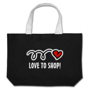 Cute shopping bag with funny quote