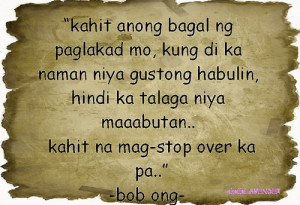 Bob Ong Love Quotes Tagalog