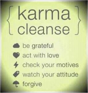 daily karma cleanse